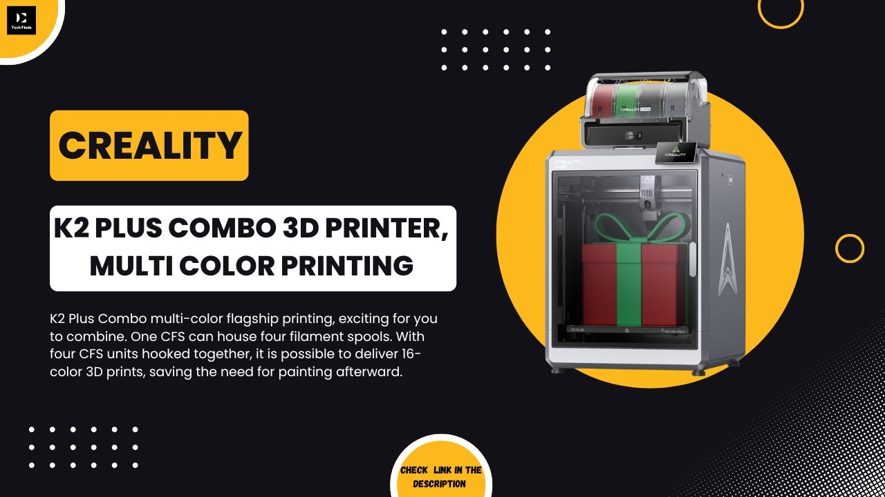 Creality K2 Plus Combo 3D Printer Review | Multi Color Printing & High ...