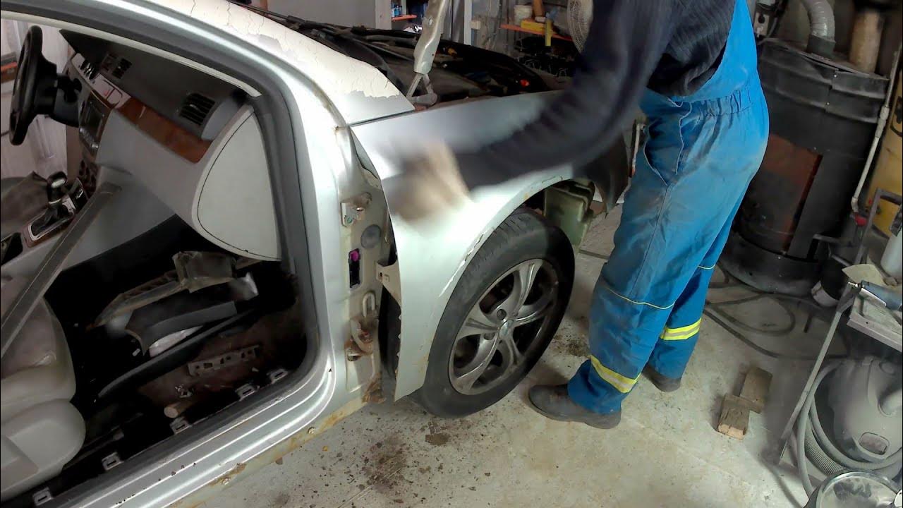 Как снять крыло пассат б5 Крыло переднее левое Volkswagen Passat B5 (1996-2000) 1999 купить бу Z11132183 -