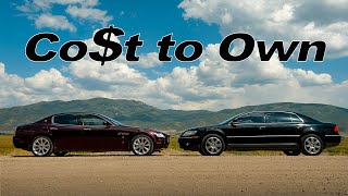 Quattroporte and Phaeton  Cost to own old Luxury  Big Sedan Challenge #7 | Everyday Driver