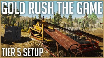This is the BIGGEST EVER GOLD WASH PLANT! | How to Setup the Tier 5 Wash Plant in Gold Rush The Game