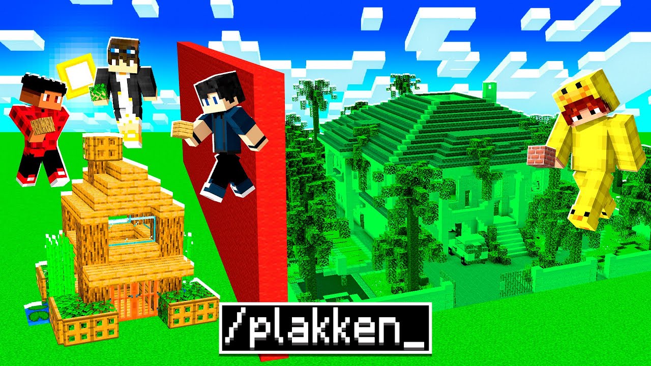Ik Speel VALS In Een BOUW Wedstrijd Tegen VRIENDEN! (Minecraft)