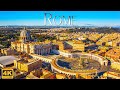 Beautiful rome 4k  peaceful relaxation film with italian music