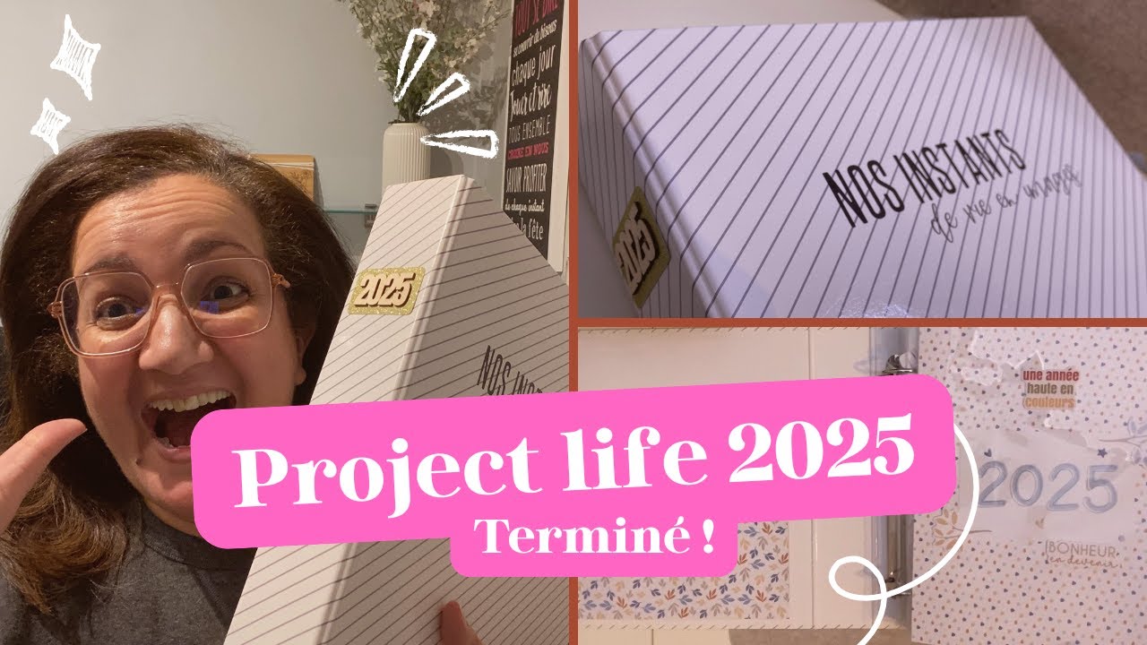 Journal de l'année 2025 ! Je clôture et vous montre tout ! @dansmespochettesdescrap #projectlife