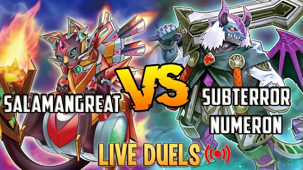 Salamangreat Deck 2020 vs Subterror Numeron Yugioh Top Decks Live Match Duels Meta