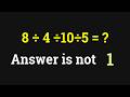 A Clever Shortcut for Long Equations  8 ÷ 4 ÷ 10 ÷ 5 = ?