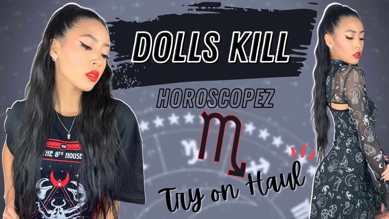 DOLLS KILL ZODIAC SIGN HAUL SCORPIO SEASON ♏️ Horoscopez Jasha