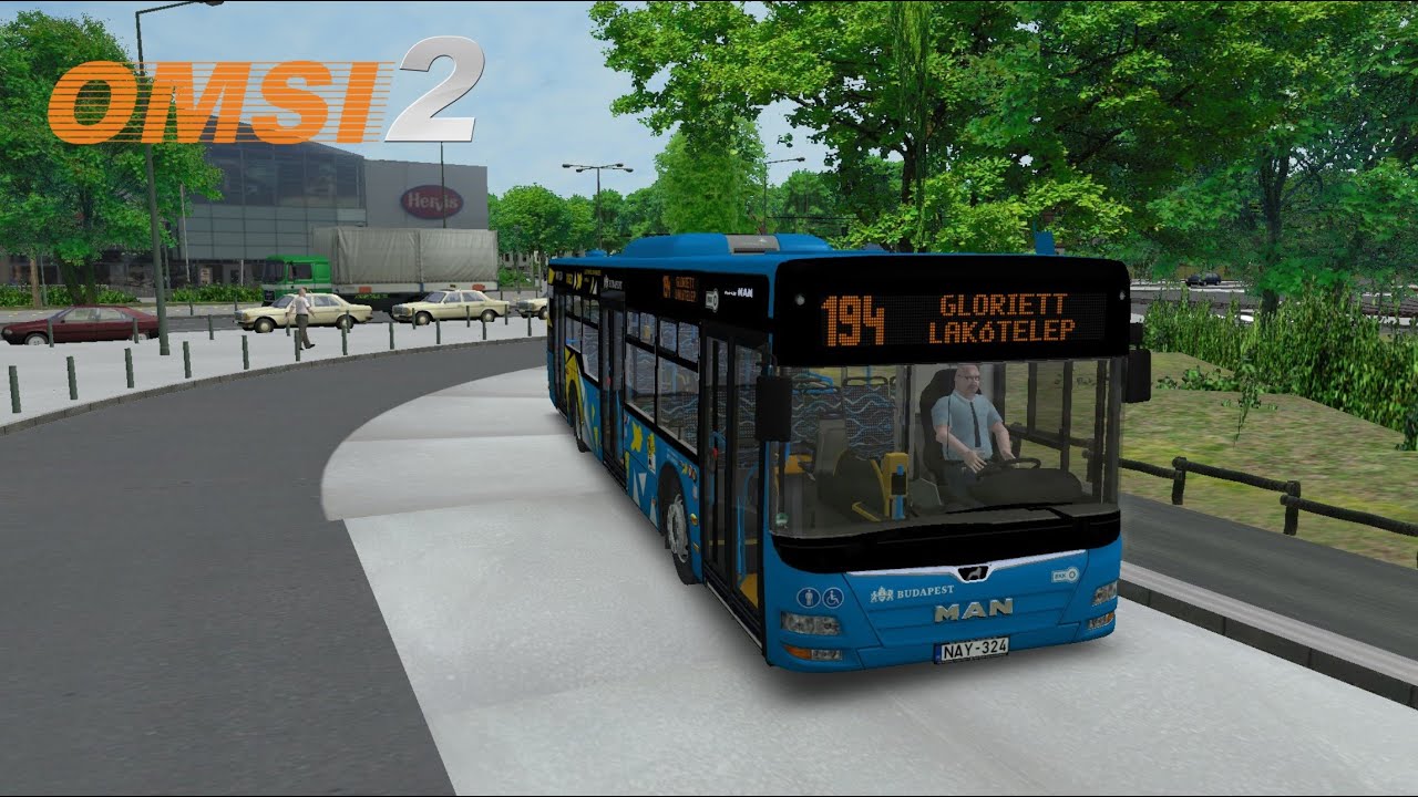 OMSI 2｜Kispest 2.1｜194➤Határ út M➟Gloriett ltp. Kele utca｜Man lion city A21｜BKK Futár