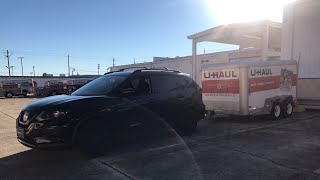 I pulled a 6 by 12 U-Haul Trailer with my 2017 Nissan Rogue