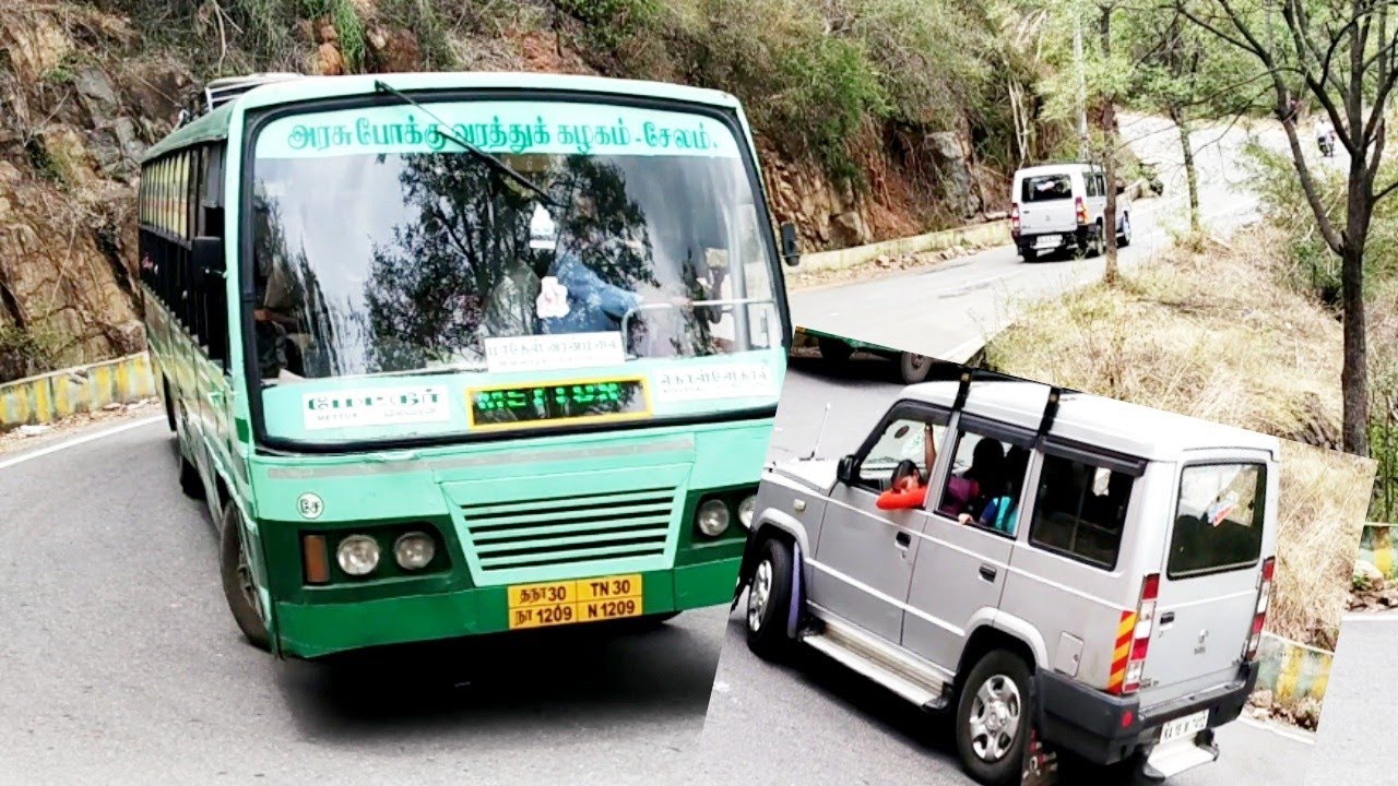tamilnadu-govt-bus-turning-hairpinbend-in-mm-hills-to-mettur-youtube