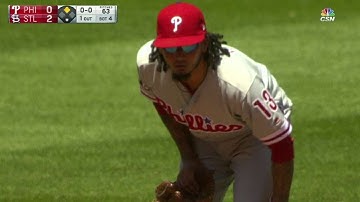 PHI@STL: Galvis makes a diving stop to rob Diaz