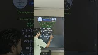 Find Polynomial with 1/α, 1/β 🔥 | Zeroes Trick | Class 10 Polynomials #shorts