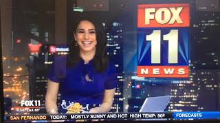 KTTV Fox 11 Morning News at 5am open September 28, 2018 Update