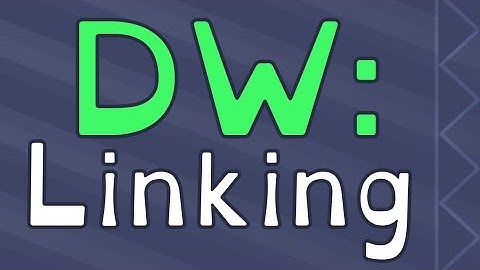 Intro to DreamWeaver! p2: Hyperlinks