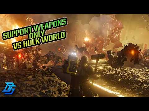 Can Blue Stratagems Stop a Hulk Surge? Blue Stratagem Challenge | Helldivers 2