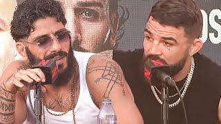 HEATED ARGUMENT ERUPTS at Rousey vs Carano Press Conference — Mike Perry GOES AT IT with Namo Fazil
