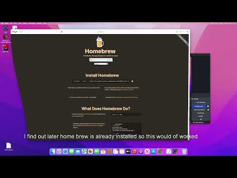 Install homebrew on Mac OS looks like now has PKG installer