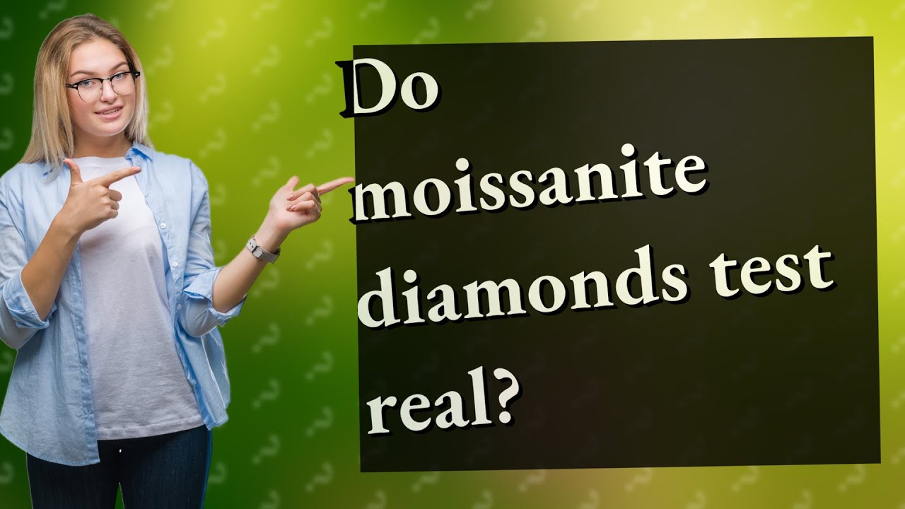 Do moissanite diamonds test real? YouTube