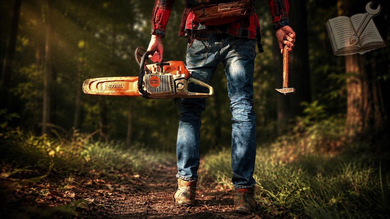 Silent Chainsaw Repair in the Forest | STIHL MS261 - YouTube