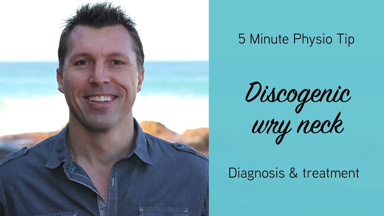 5 minute Physio Tip - Discogenic wry neck diagnosis and treatment