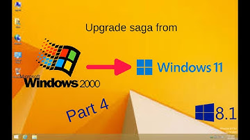Upgrade Saga from Windows 2000 to Windows 11 Part 4 (Windows 8.1)