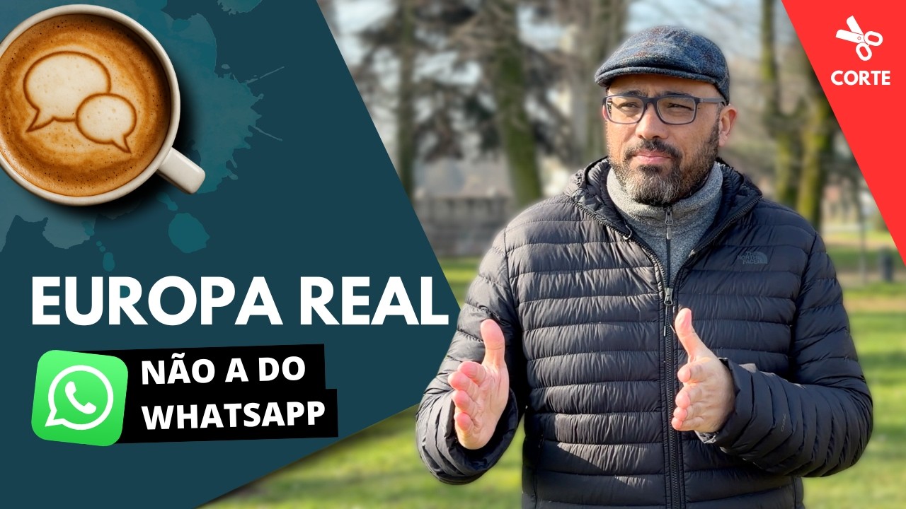 Vida na Europa não se mede por grupos de WhatsApp ☕ Café Cortado