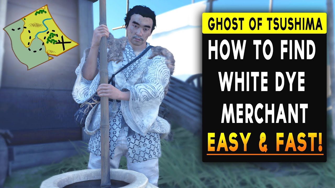 Ghost of Tsushima How To Find White Dye Merchant (Ghost Of Tsushima