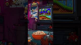 💙 If You Played Sonic in 1991… You’re a Legend #synthwave #retrogameroom #retrotape #chillwave