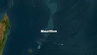 Mauritius Free GeoLayer Map Animation