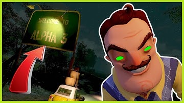 Did He Lose a Child?!?! | Hello Neighbor Alpha 3 Ending + Keycard + Crowbar