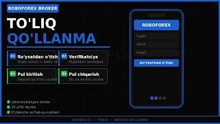 RoboForex — Ro'yxatdan to Pul Chiqarishgacha