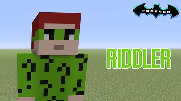Minecraft | How to Build Riddler  (Batman Forever 1995)