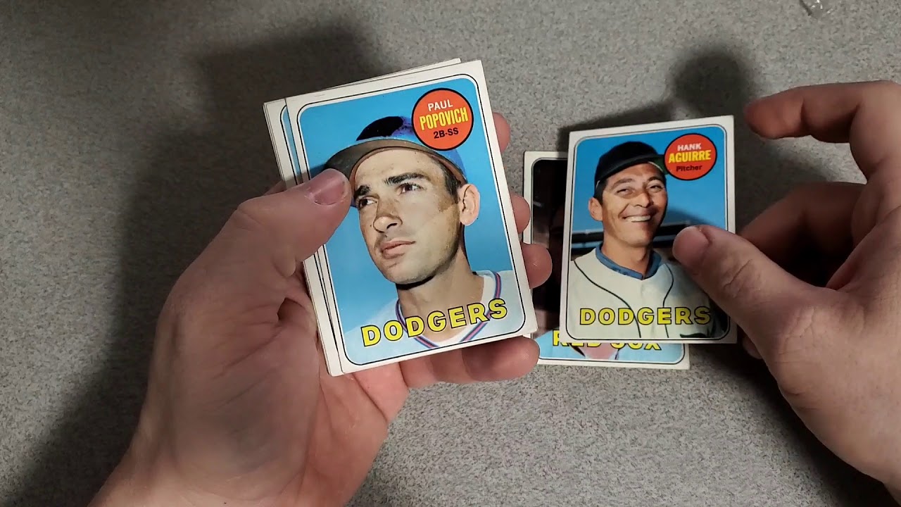 20210102 1969 Topps Baseball Fun Pack Vintage Repack YouTube