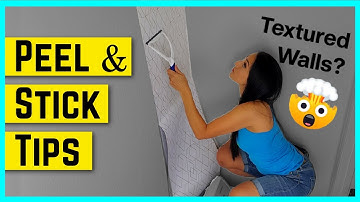 5 Steps: Install Peel and Stick Wallpaper Tutorial on Textured Walls 🤯 The Secret TOOL!