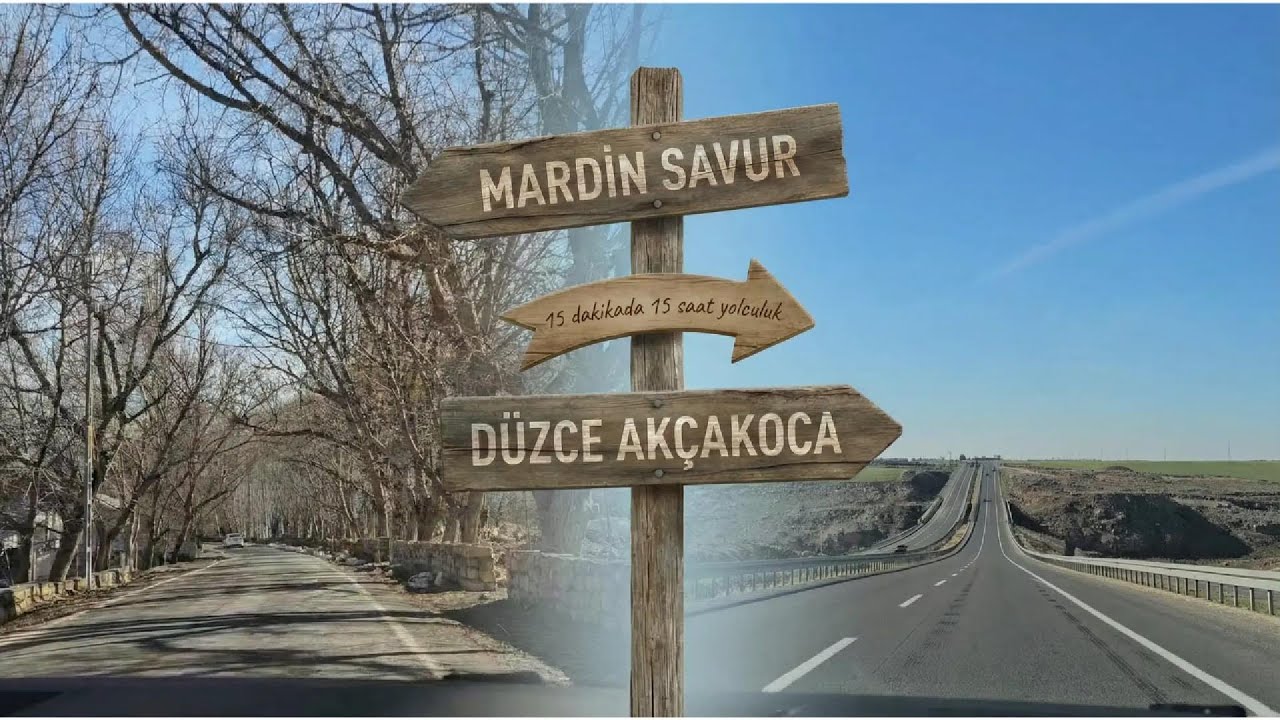 Mardin Savur'dan Düzce Akçakoca'ya Seyahat | 15 Dakikada 15 Saat Yolculuk