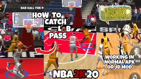 How to Catch Lob Pass Nba 2k20 Mobile