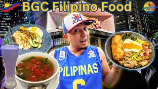 Eating Only FILIPINO FOOD For 24 Hours in BGC 🇵🇭