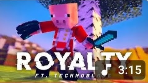 TechnoBlade x Royalty edit 💀 #gaming #minecraft #edit #gaming
