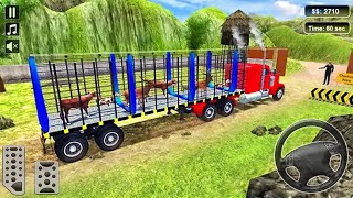 Zoo Animal Transporter Truck 3D Game - Pet Animal Driving Simulator - Best Android GamePlay #2 screenshot 3