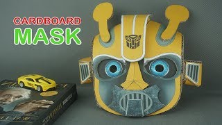 BigS_transforming #12 || Cute Bumblebee Mask out of Cardboard (available template)