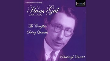 Five Intermezzi for String Quartet, Op. 10: I. Allegro con moto