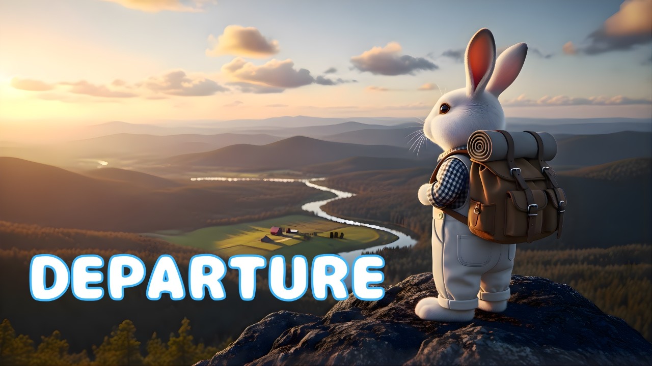 Уход четырёх маленьких кроликов / noriko.konori