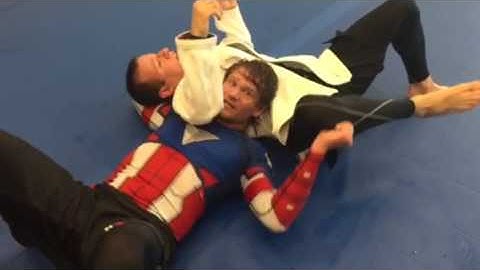 Loop choke to Darce to arm in guillotine sequence for Brazilian JiuJitsu