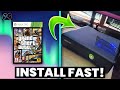 How to install games fast on a xbox 360 rgh tutorial