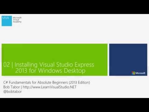 02 | Installing Visual Studio Express 2013 for Windows Desktop