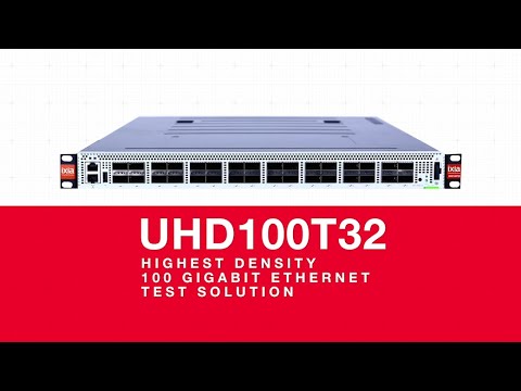 UHD100T32 32-Port 100GE Test Solution Introduction