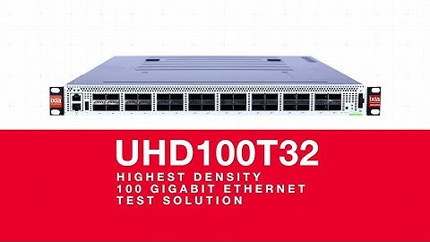 UHD100T32 32-Port 100GE Test Solution Introduction