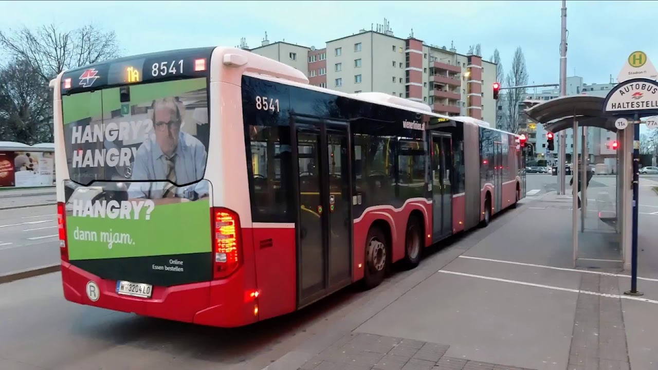 MỚI 1-1a-2 – Wien / Vienna: Mitfahrt im Mercedes-Benz CapaCity auf der Linie 11A  [1080p]