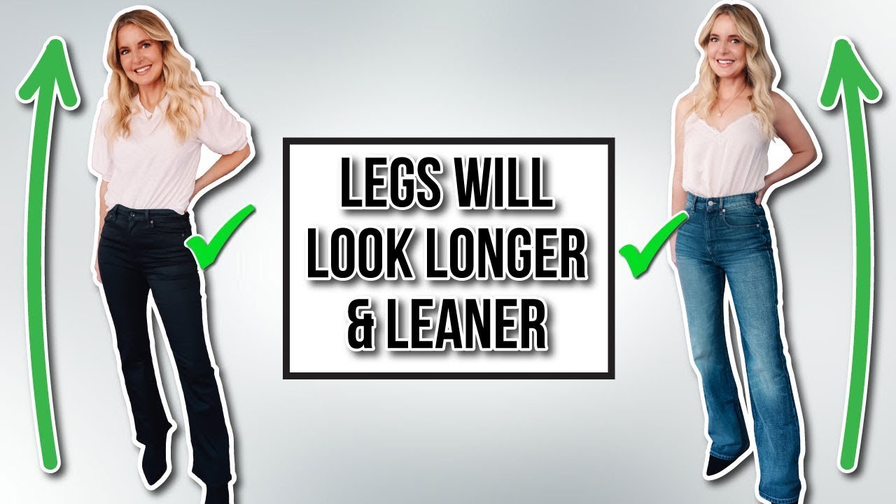 10 Simple Style *Secrets* to INSTANTLY Make Your Legs Look Longer! - YouTube