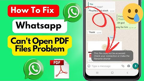 How to Fix WhatsApp Can