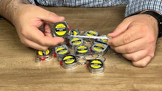 Mini Tape Measure Keychains